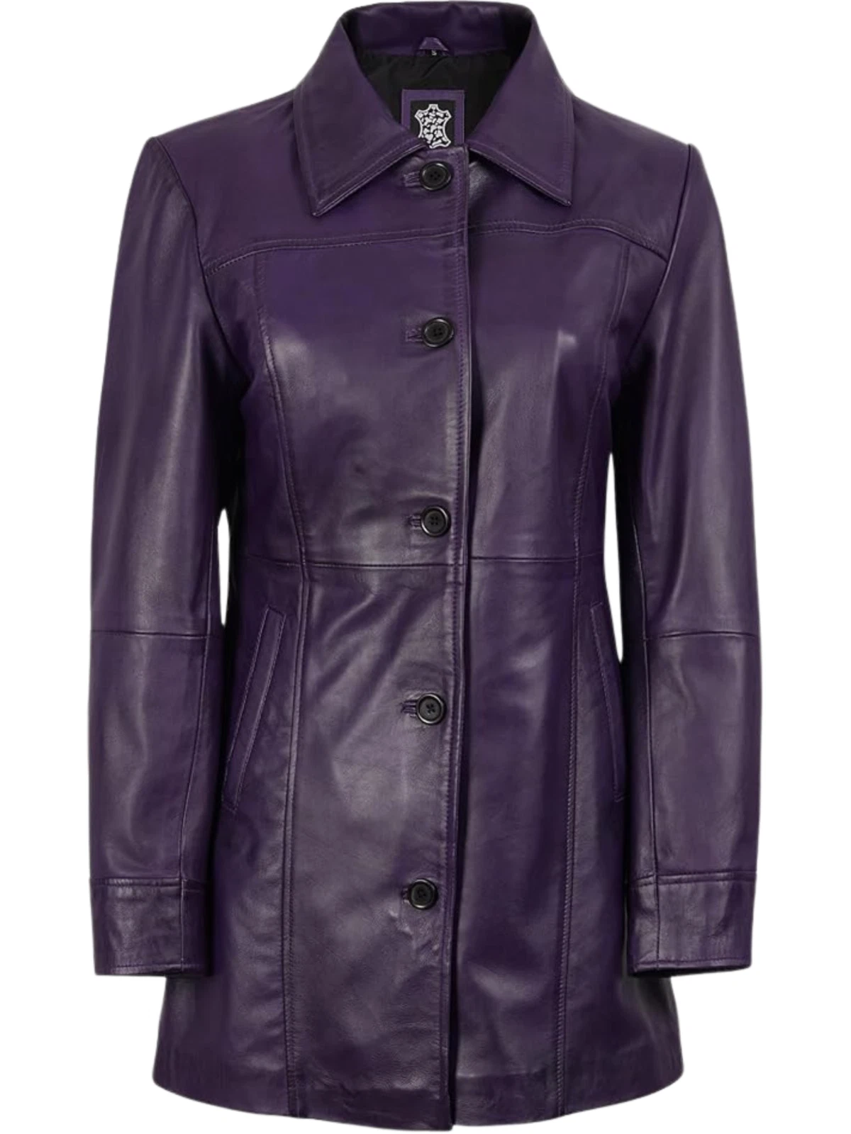Leather Coats for Women - Real Lambskin Long Leather Jacket Women