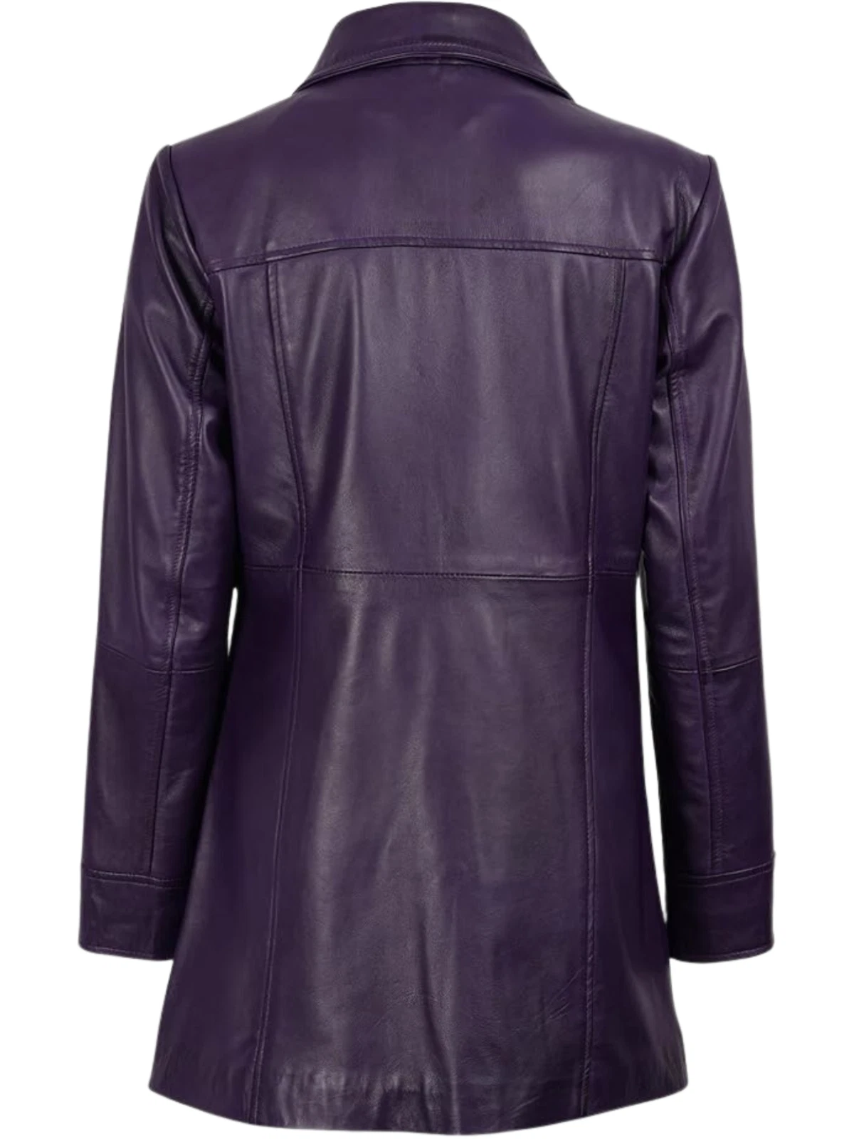 Leather Coats for Women - Real Lambskin Long Leather Jacket Women